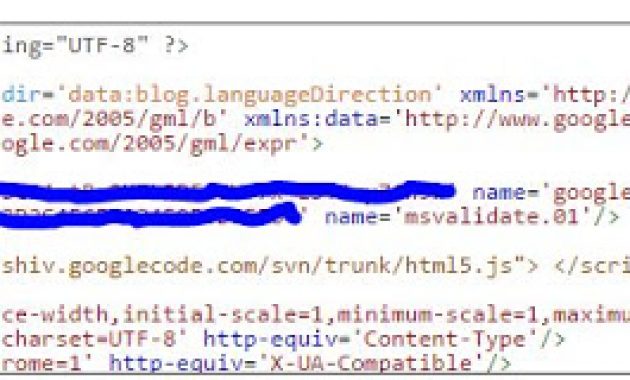 Cara mendaftar dan Verifikasi Blog ke Google Webmaster Tool