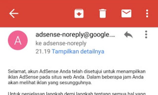 Berapa kali anda ditolak adsense?
