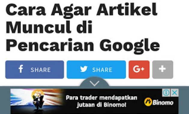 Cara Menempatkan Kode Iklan Adsense