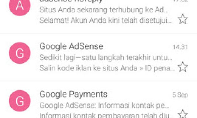 Cara sekali daftar google adsense diterima full approve