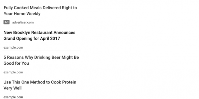 kustomisasi tampilan baru iklan matched content