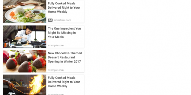 kustomisasi tampilan baru iklan matched content