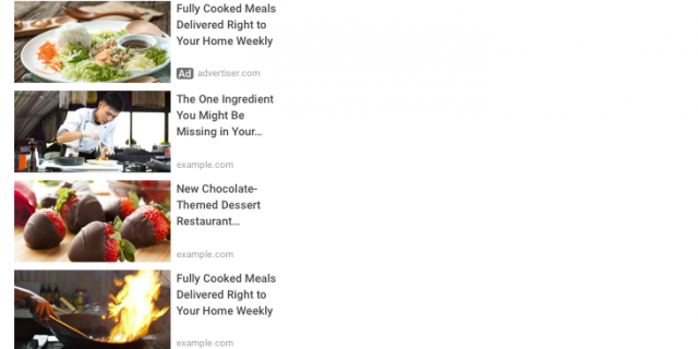 kustomisasi tampilan baru iklan matched content