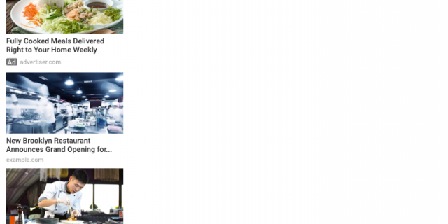 kustomisasi tampilan baru iklan matched content