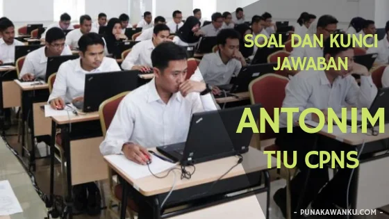 Soal ANTONIM dan Kunci Jawaban Tes TIU CPNS