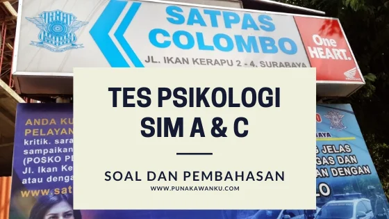 Soal dan jawaban tes psikologi SIM