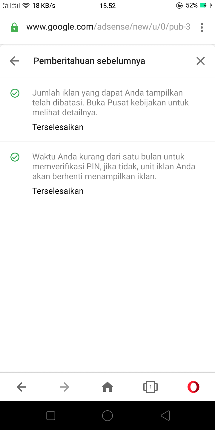 Cara Mengatasi Iklan Adsense di Batasi