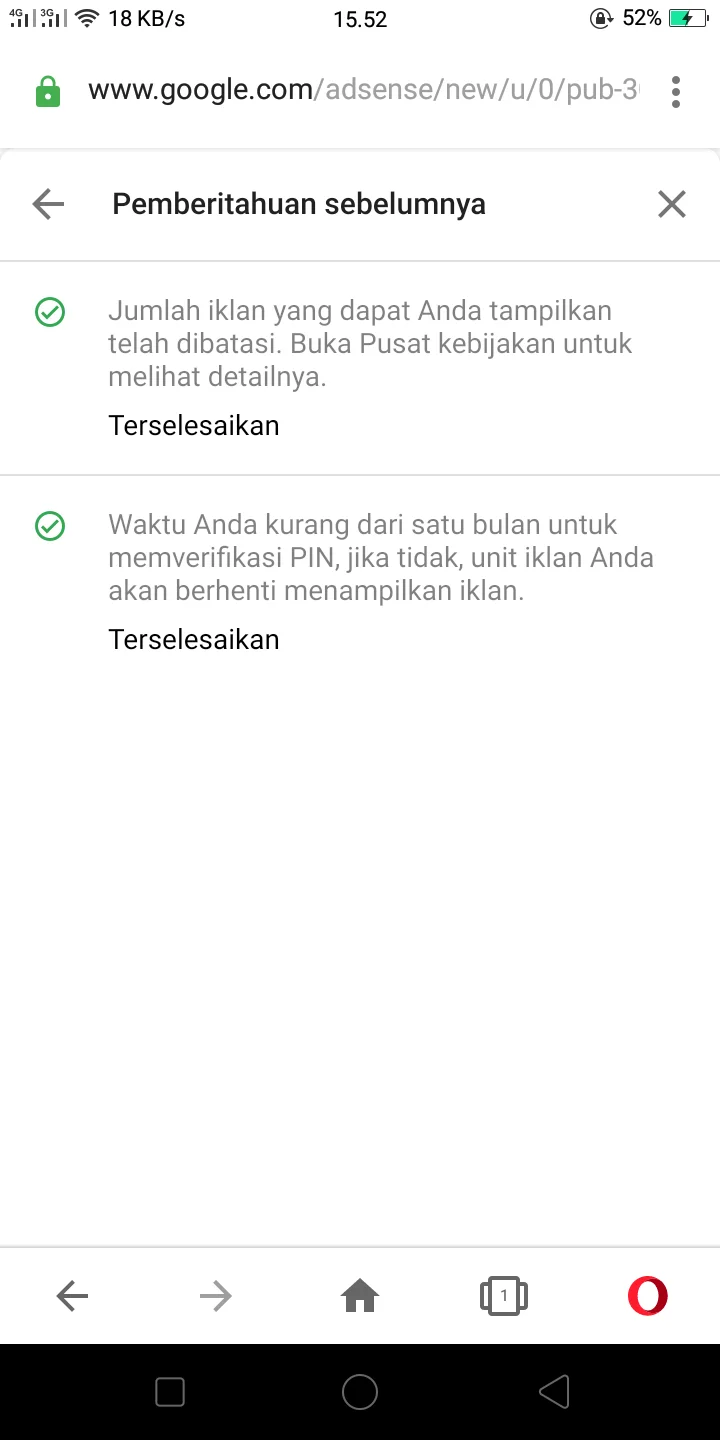 Cara Mengatasi Iklan Adsense di Batasi