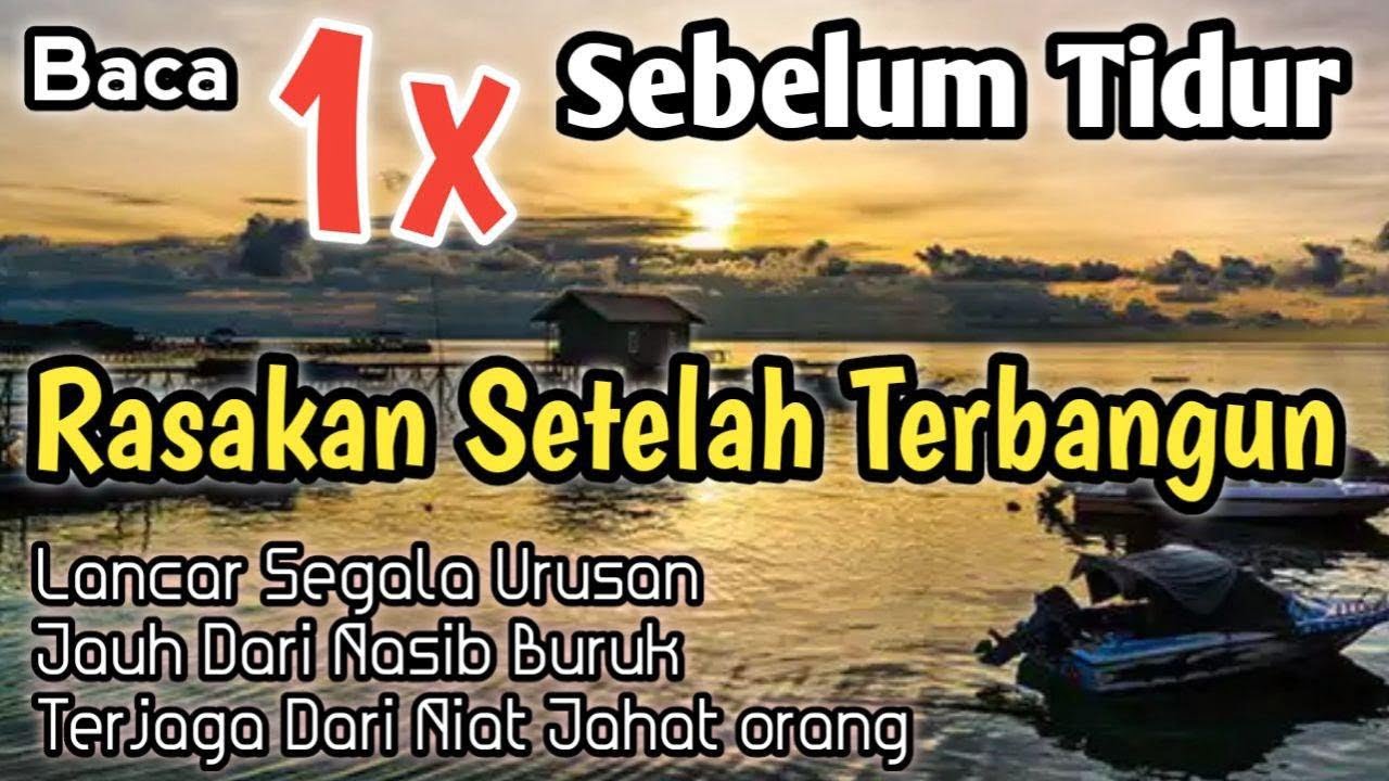 Doa dilancarkan segala urusan