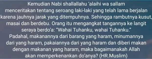 Rahasia doa tidak pernah ditolak Allah