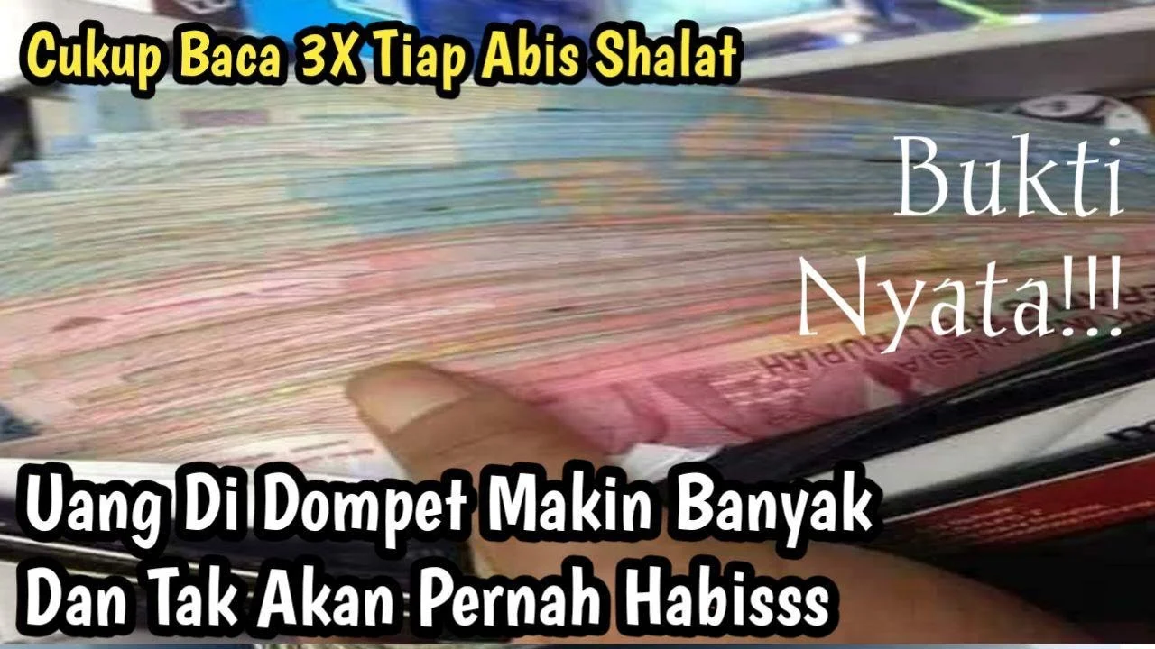 Doa Setelah Sholat Agar Cepat Kaya