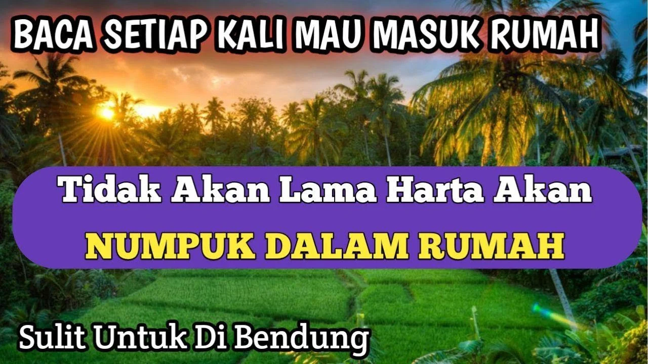 Doa masuk rumah