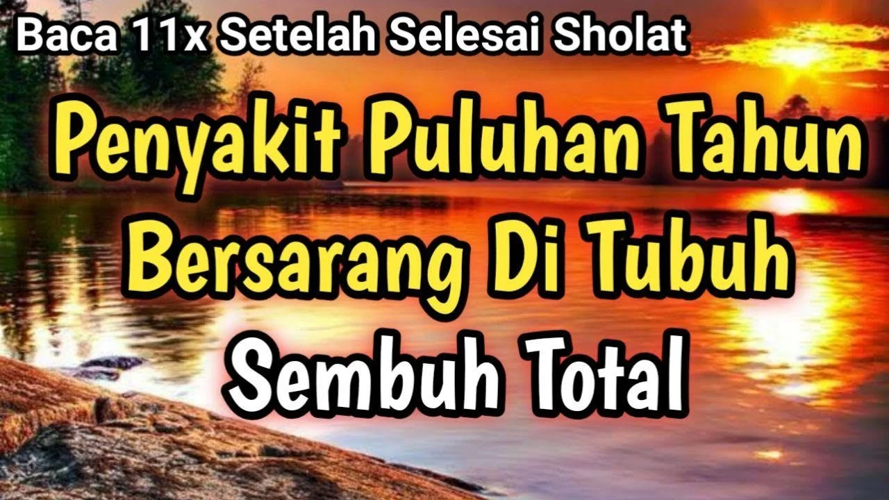 Sholawat untuk menyembuhkan penyakit