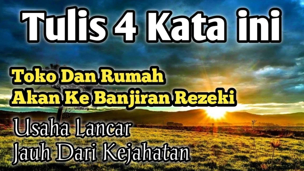 Doa rezeki berlimpah