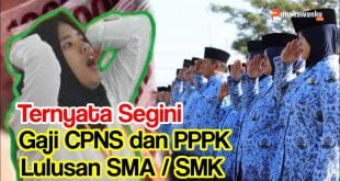 Berapa Gaji CPNS dan PPPK Lulusan SMA dan SMK