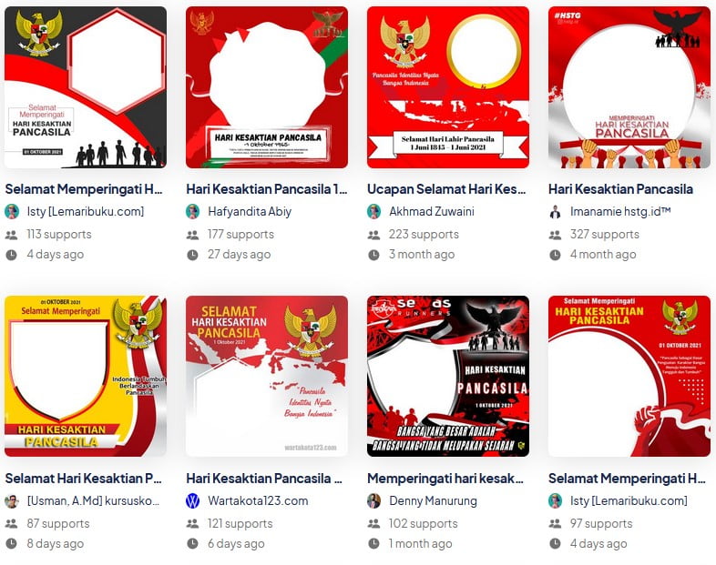 Twibbonize Hari Kesaktian Pancasila 2021 lainnya