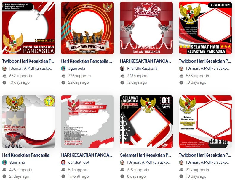 Twibbonize Hari Kesaktian Pancasila 2021